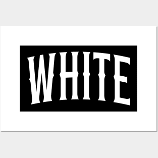 White 16 Posters and Art